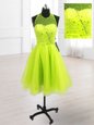 Vintage Sequins Knee Length Yellow Green Dress for Prom High-neck Sleeveless Lace Up,Silhouette: A-lineNeckline: high-neckSleeve Length: sleevelessHemline/Train: knee lengthBack Detail: lace upEmbellishment: sequinsFabric: organzaShown Color: yellow green(Color & Style representation may vary by monitor.)Occasion: prom,partySeason: spring,summer,fallFully Lined: YesBuilt-In Bra: Yes