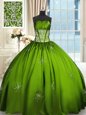 Beautiful Floor Length Ball Gowns Sleeveless Ball Gown Prom Dress Lace Up