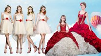 Attractive Straps White And Red Sleeveless With Train Beading and Ruffles and Pick Ups Lace Up Quinceanera Gowns