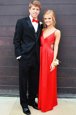 Empire Prom Party Dress Red Spaghetti Straps Chiffon Sleeveless Floor Length Backless