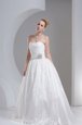 Decent White Zipper Bridal Gown Beading and Ruching Sleeveless Floor Length