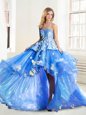 Sleeveless Appliques Lace Up Sweet 16 Dress
