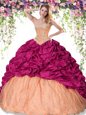 Multi-color Sweetheart Neckline Beading and Pick Ups Quinceanera Dress Sleeveless Lace Up