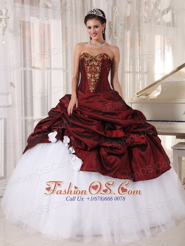 quinceanera dress maroon