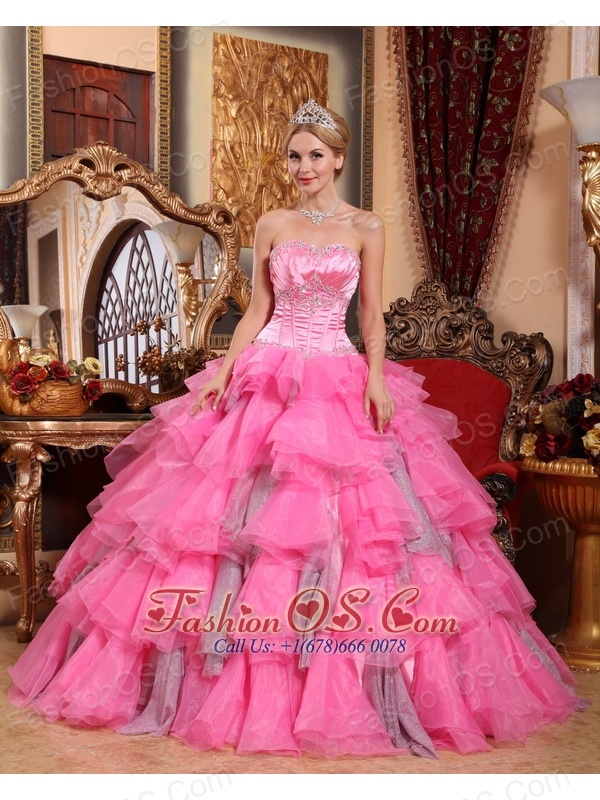 rose pink gown