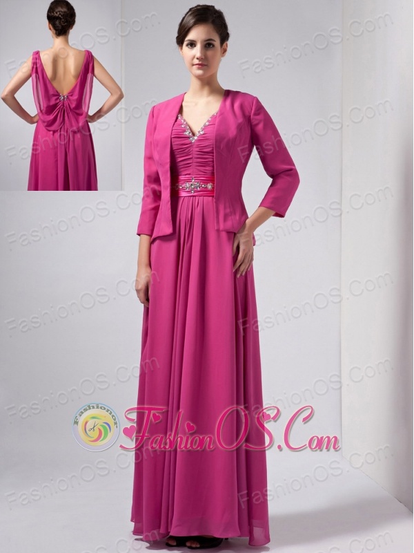 cerise mother of the bride dresses