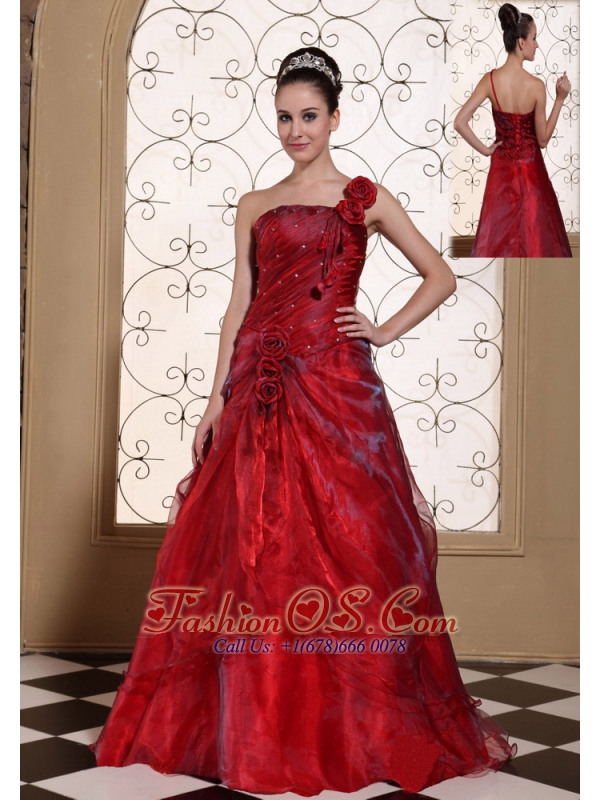 maroon prom dress