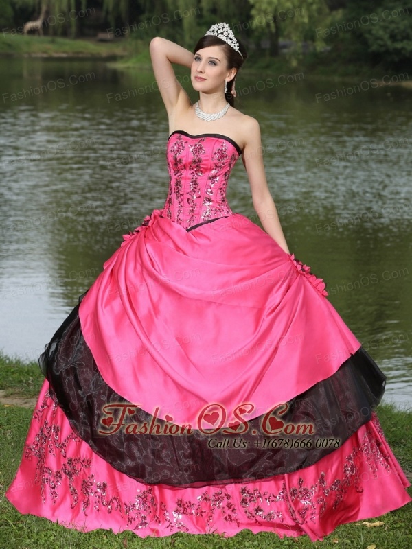 Hot Pink Prom Dresses With Straps