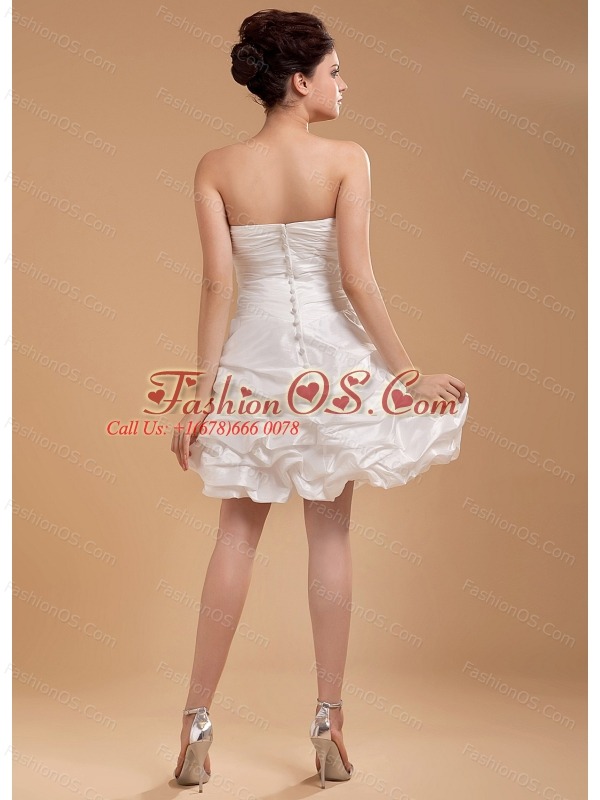 Custom Made For 2013 Prom Dress With Sweetheart and Pick-ups Knee-length