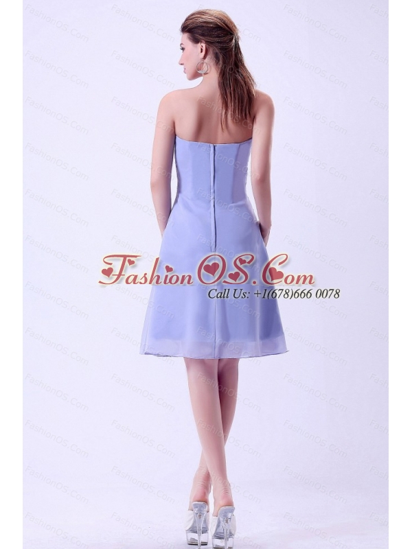Lilac Chiffon Short Dama Dress On Sale