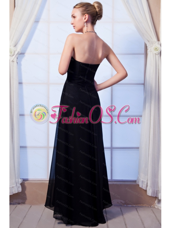 Couture Ruch Sweetheart Floor-length Dama Dress