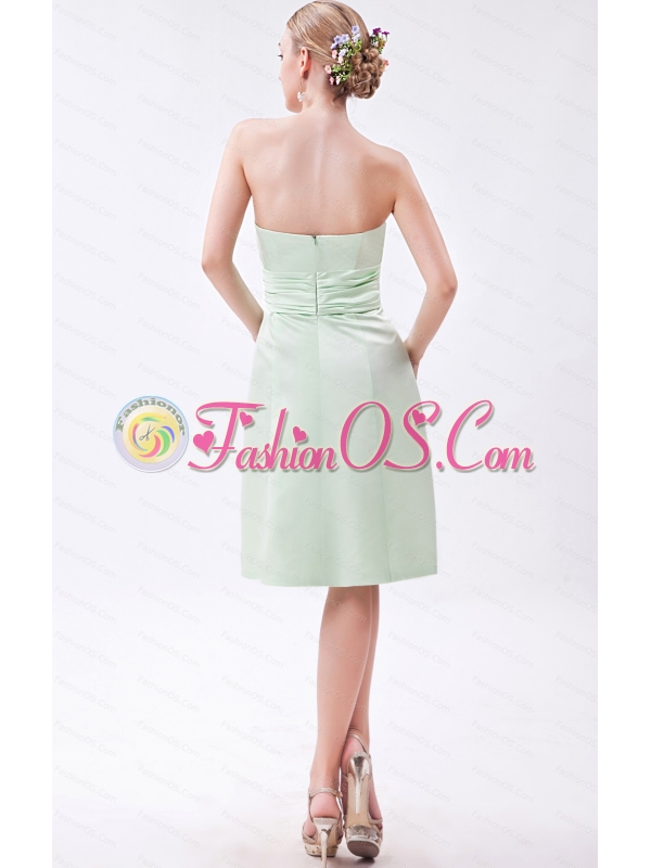 Ruch Apple Green Column Mini-length Taffeta Dama Dress