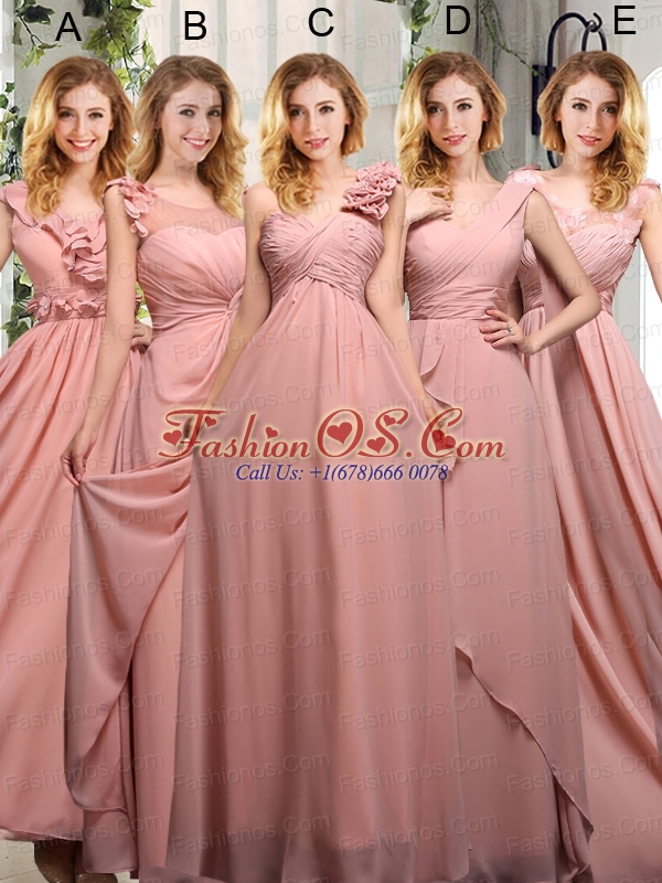 2015 Empire Appliques Ruching Scoop Beautiful Prom Dresses