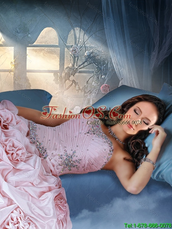 New Arrival Sweetheart Quinceanera Dresses with Beading and Hand Made Flowers