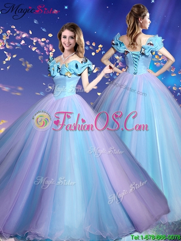 Gorgeous Off the Shoulder Quinceanera Dresses in Multi Color