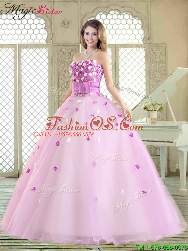 New Arrivals 2016 Spring Straps Quinceanera Dresses with Strapless