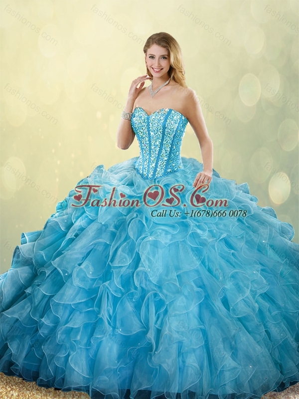 2016 Pretty Sweetheart Ball Gown Detachable Quinceanera Skirts with Beading