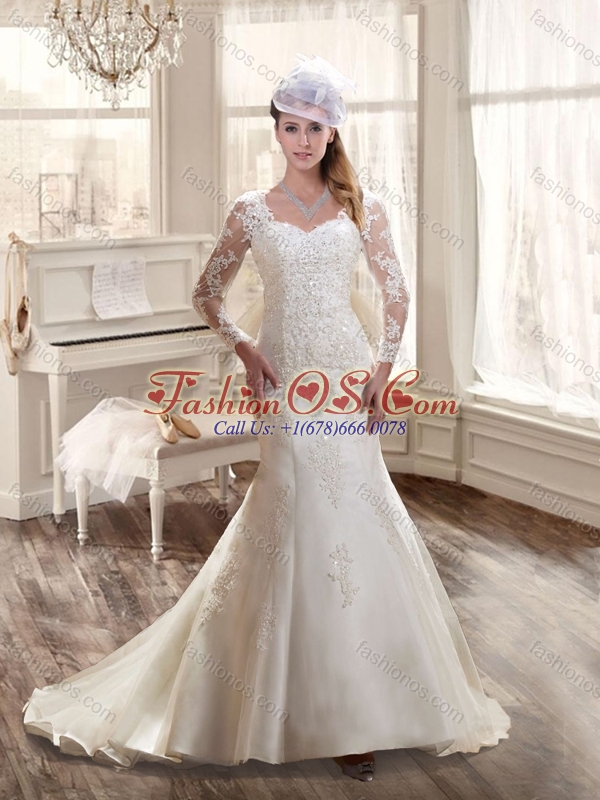 Popular Mermaid Wedding Dresses with Beading and Appliques for 2016