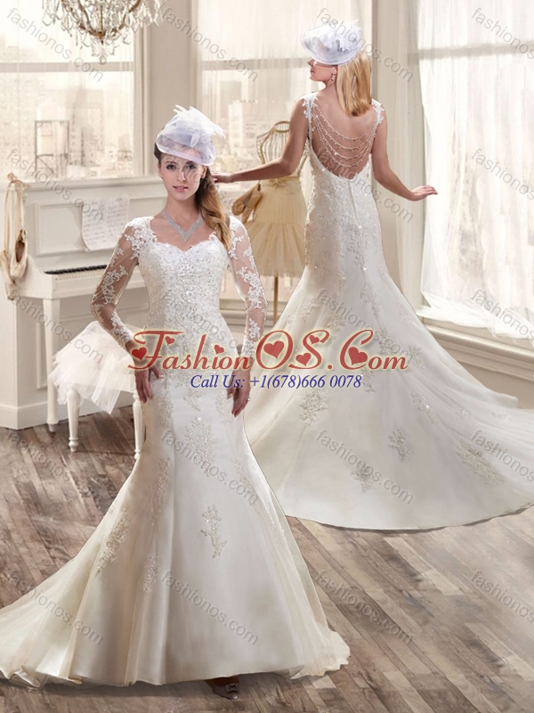 Popular Mermaid Wedding Dresses with Beading and Appliques for 2016