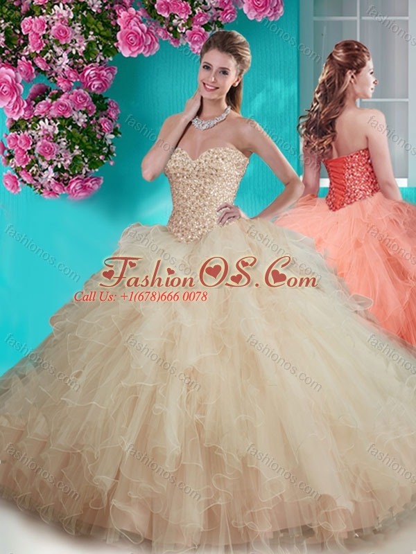 big puffy pink quinceanera dresses