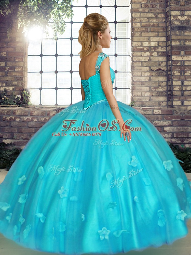 Floor Length Ball Gowns Sleeveless Green 15 Quinceanera Dress Lace Up