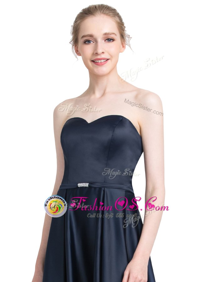 Sleeveless Lace Zipper Prom Evening Gown